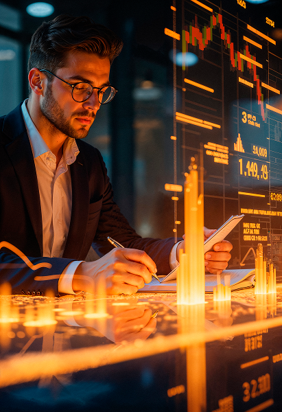 empresario-analisar-dados-mercado-de-acoes 1